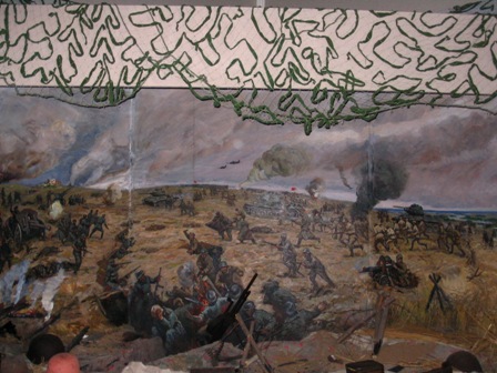 Панорама сражения в Великой Отечественной войне